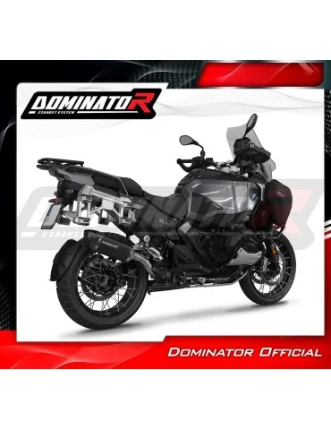 Silencieux slip-on Dominator HP6 Noir pour BMW R1300GS Adventure (2024-2025)