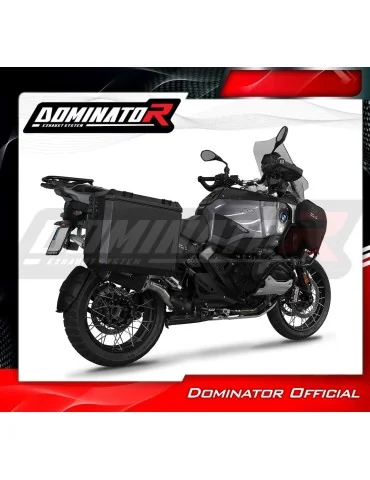 Silencieux slip-on Dominator HP6 Noir pour BMW R1300GS Adventure (2024-2025)