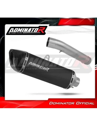 Silencieux slip-on homologué Dominator HP6 Noir pour Yamaha YZF R6 (2003-2005)