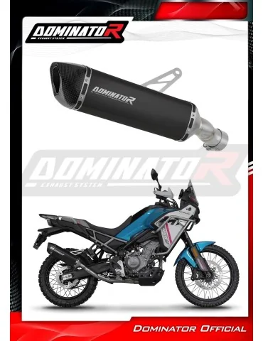 Silencieux slip-on Dominator HP6 Noir pour CF Moto 450 MT (2025-2026)