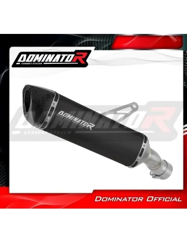 Silencieux slip-on Dominator HP6 Noir pour CF Moto 450 MT (2025-2026)