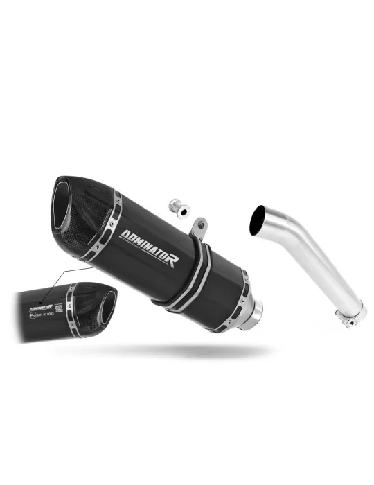 Silencieux slip-on homologué Dominator HP1 Noir pour Yamaha YZF 600 R Thundercat 1996-2006, vue 1