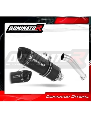Silencieux slip-on homologué Dominator HP1 Noir pour Yamaha YZF 600 R Thundercat (1996-2006)