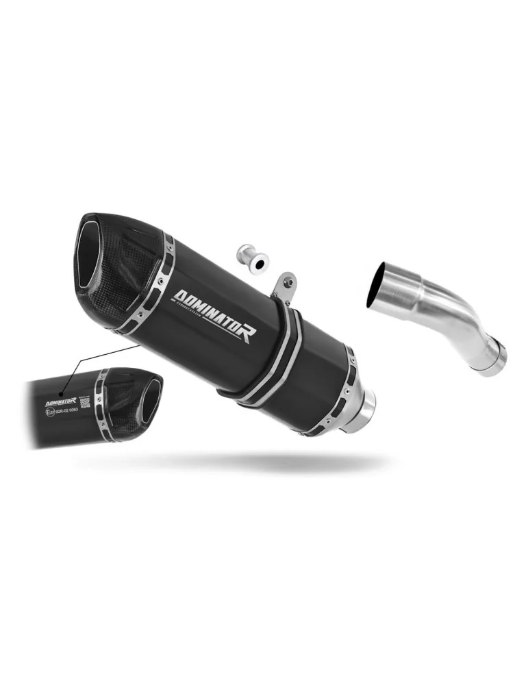 Silencieux slip-on homologué Dominator HP1 Noir pour Honda CBR 600F PC41 (2011-2015)