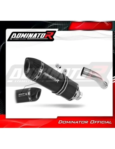 Silencieux slip-on homologué Dominator HP1 Noir pour Honda CBR 600F PC41 (2011-2015)