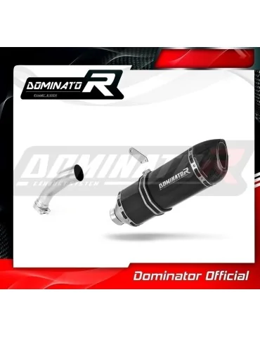 Silencieux slip-on homologué Dominator HP1 Noir pour BMW R1200GS (2010-2012)