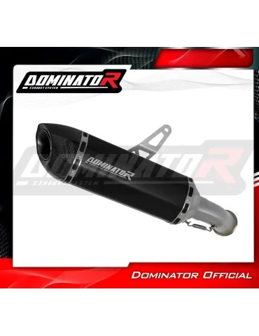 Silencieux slip-on Dominator HP5 Noir pour Ducati Hyperstrada 821 (2013-2015)