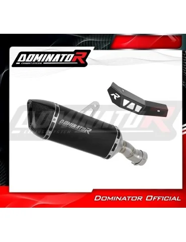 Silencieux slip-on Dominator HP6 Noir pour Suzuki V-Strom 800 SE / DE (2023-2024)