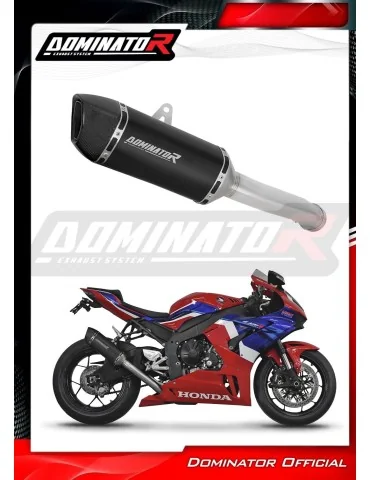 Silencieux slip-on Dominator HP6 Noir pour Honda CBR 1000RR-R Fireblade / SP (2020-2024)