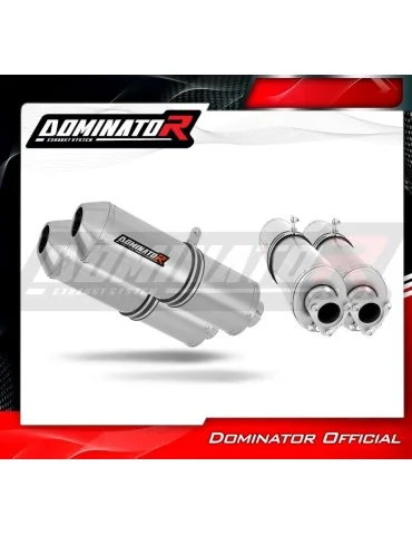 Silencieux slip-on Dominator OVR pour KTM 990 SMT Supermoto Touring