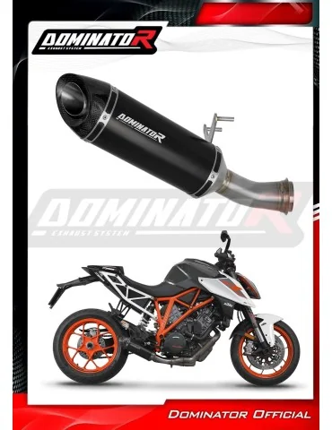 Silencieux slip-on Dominator HP8 Noir Low Level pour KTM 1290 Super Duke / R (2014-2016)