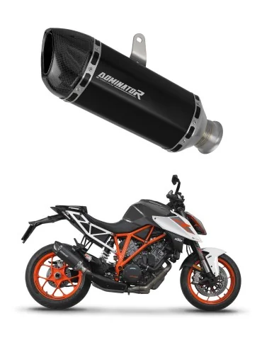 Silencieux slip-on Dominator HP1 Noir pour KTM 1290 Super Duke / R (2017-2019)