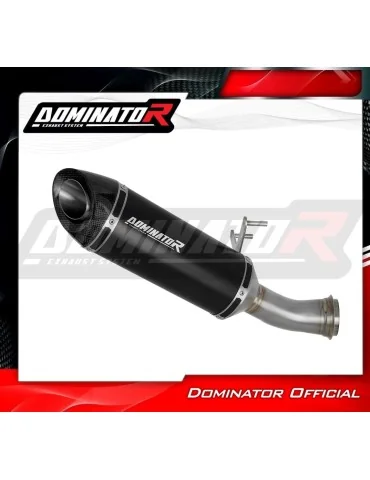 Silencieux slip-on Dominator HP8 Noir Low Level pour KTM 1290 Super Duke / R (2017-2019)