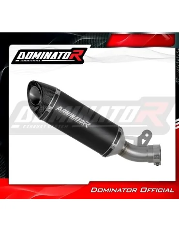 Silencieux slip-on Dominator HP8 Noir pour Kawasaki ZX10R (2016-2020)