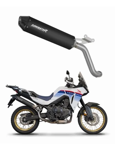 Silencieux slip-on Dominator MX2 Noir pour Honda XL 750 Transalp (2023)