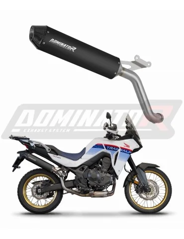 Silencieux slip-on Dominator MX2 Noir pour Honda XL 750 Transalp (2023)