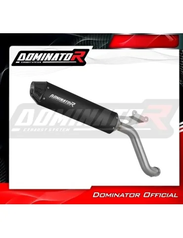 Silencieux slip-on Dominator MX2 Noir pour Honda XL 750 Transalp (2023)