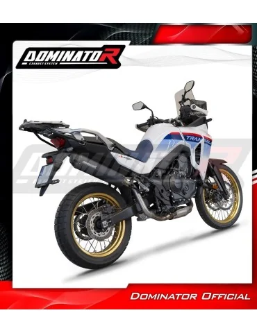 Silencieux slip-on Dominator MX2 Noir pour Honda XL 750 Transalp (2023)