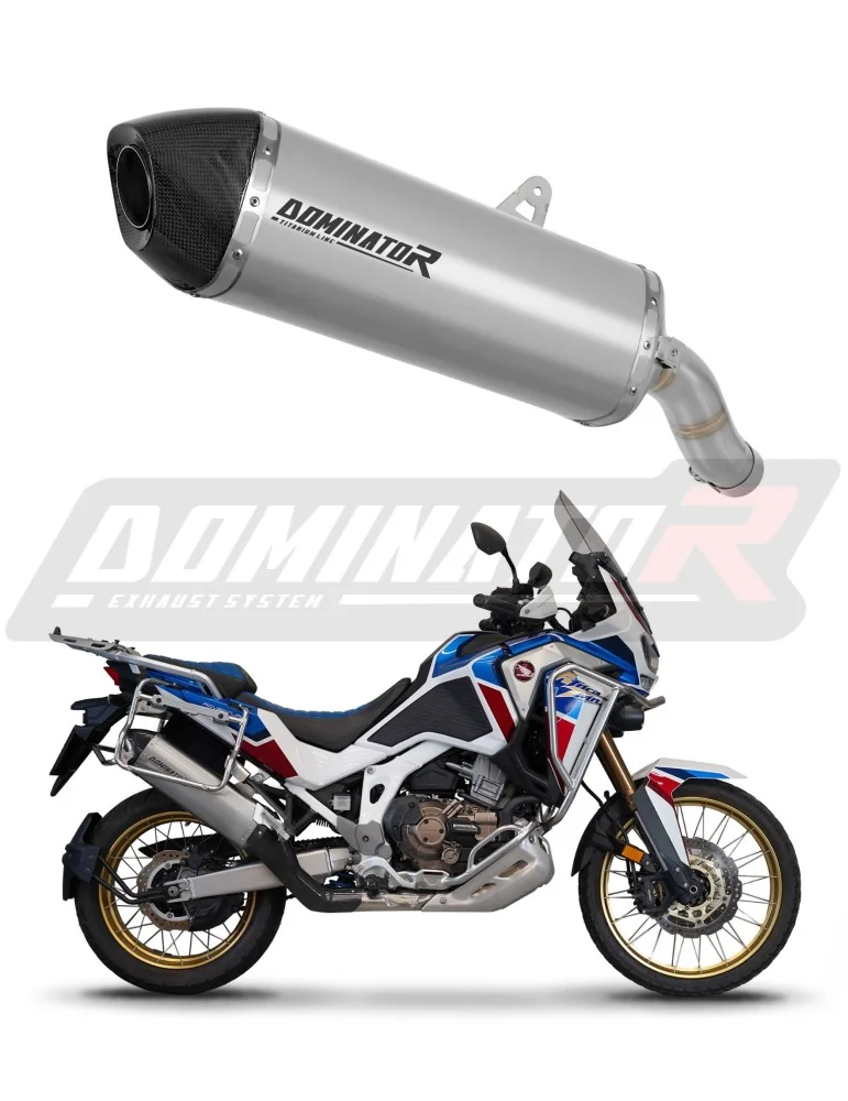 Silencieux slip-on Dominator HP7 Titane pour Honda CRF 1100L Africa Twin (2020-2023)