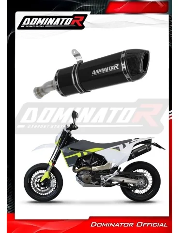 Silencieux slip-on Dominator HP1 Noir pour Husqvarna 701 Enduro (2021-2023)