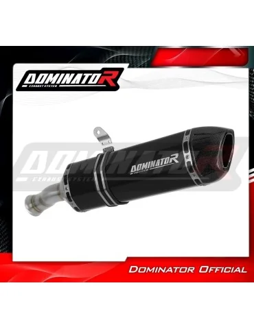 Silencieux slip-on Dominator HP1 Noir pour Husqvarna 701 SM Supermoto (2021-2023)