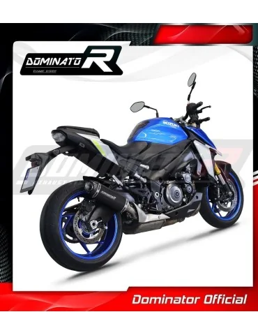 Silencieux slip-on Dominator HP8 Noir pour Suzuki GSX-S 1000 / 1000 GT / 950 (2021-2024)