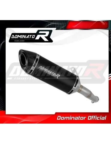 Silencieux slip-on Dominator HP8 Noir pour Yamaha YZF-R3 (2019-2024)