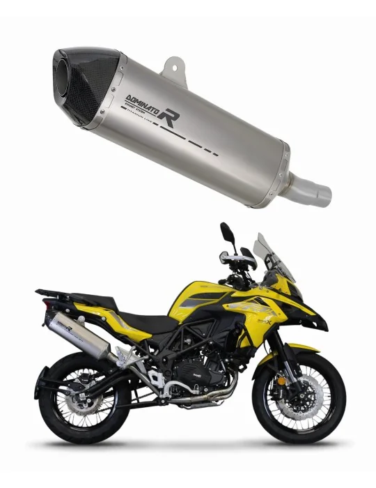 Silencieux slip-on Dominator HP7 Titane pour Benelli TRK 502 X 2022-2023, vue 1