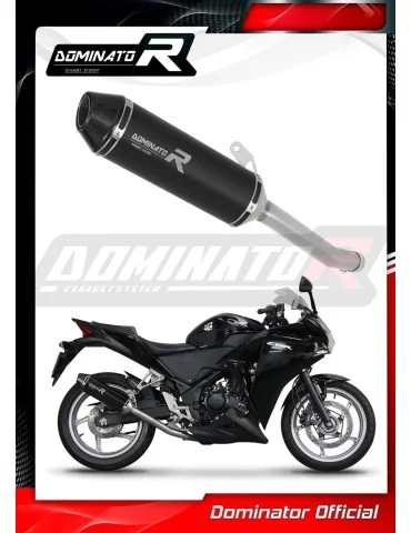 Silencieux slip-on Dominator HP3 Noir pour Honda CBR 250 R (2011-2013)