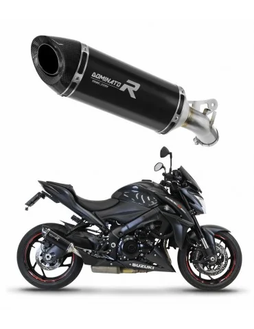 Silencieux slip-on Dominator HP8 Noir pour Suzuki GSX-S 1000 / F (2015-2020)