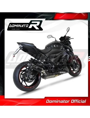 Silencieux slip-on Dominator HP8 Noir pour Suzuki GSX-S 1000 / F (2015-2020)