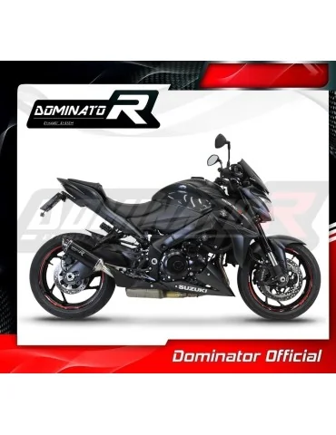Silencieux slip-on Dominator HP8 Noir pour Suzuki GSX-S 1000 / F (2015-2020)