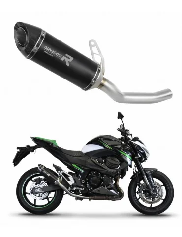 Silencieux slip-on Dominator HP8 Noir pour Kawasaki Z800 (2013-2016)