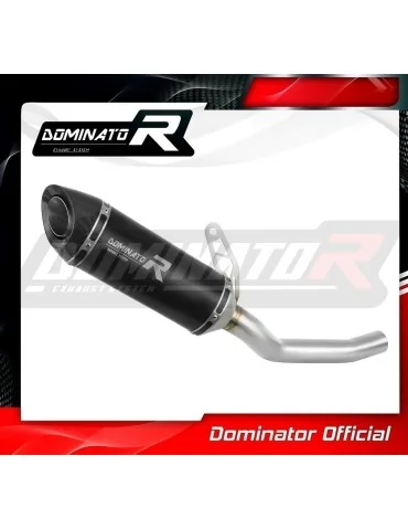 Silencieux slip-on Dominator HP8 Noir pour Kawasaki Z800 (2013-2016)