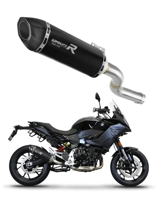 Silencieux slip-on Dominator HP5 Noir pour BMW F900XR 2020-2026, vue 1