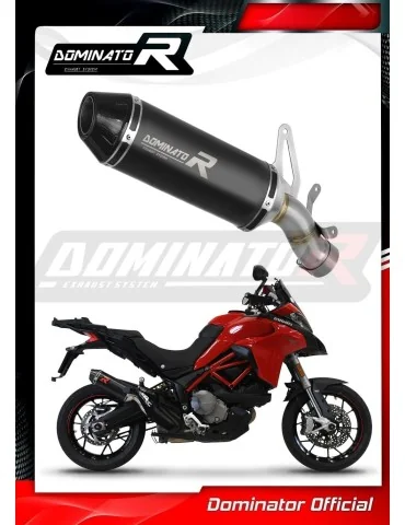 Silencieux slip-on Dominator HP3 Noir pour Ducati Multistrada 1260 Enduro (2019-2020)