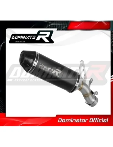 Silencieux slip-on Dominator HP3 Noir pour Ducati Multistrada 1260 Enduro (2019-2020)