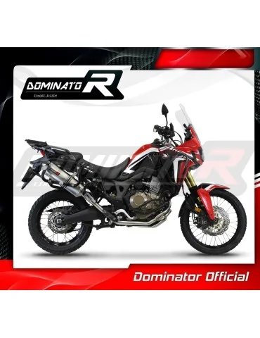 Ligne d'échappement complète inox Dominator P7 pour Honda CRF 1000L Africa Twin (2016-2019)
