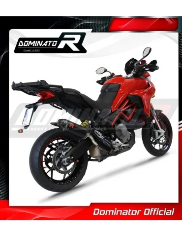 Silencieux slip-on Dominator HP3 Noir pour Ducati Multistrada 950 / 950 S (2017-2020)