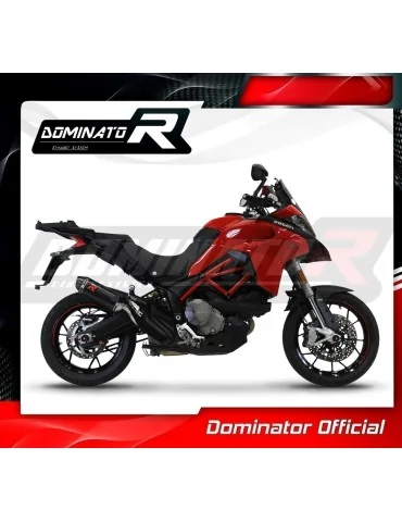 Silencieux slip-on Dominator HP3 Noir pour Ducati Multistrada 950 / 950 S (2017-2020)