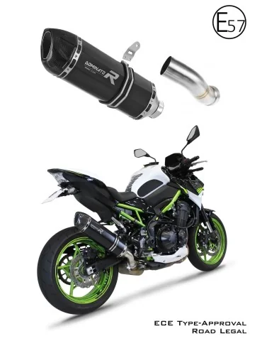 Silencieux slip-on homologué Dominator HP1 Noir pour Kawasaki Z 900 (2020-2024)
