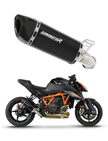 Silencieux slip-on Dominator HP6 Noir pour KTM 1290/1390 Super Duke (2020-2025)