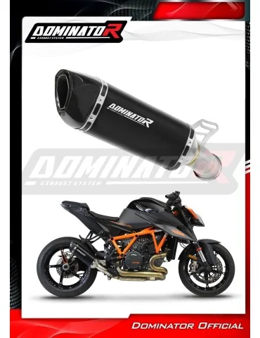 Silencieux slip-on Dominator HP6 Noir pour KTM 1290/1390 Super Duke (2020-2025)
