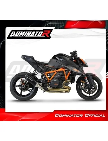 Silencieux slip-on Dominator HP6 Noir pour KTM 1290/1390 Super Duke (2020-2025)