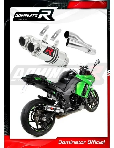 Silencieux slip-on Dominator GP1 pour Kawasaki Z1000 SX (2017-2020)