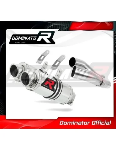 Silencieux slip-on Dominator GP1 pour Kawasaki Z1000 SX (2017-2020)