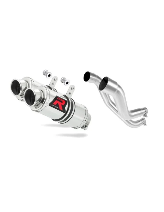 Silencieux slip-on Dominator GP1 pour Aprilia Pegaso 650 Trail 2006-2010, vue 1