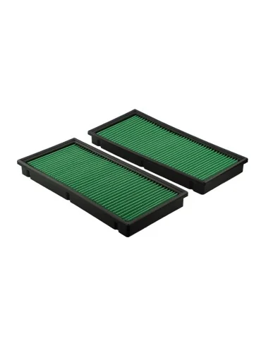 Filtre à air sport Green Filter pour LAND ROVER RANGE ROVER III (LM/L322) 4,4L TD V8 (Kit de 2 filtres) (313 cv) depuis 09/2010