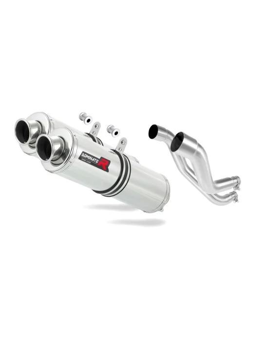 Silencieux slip-on Dominator ST pour Aprilia Pegaso 650 Strada 2005-2006, vue 1