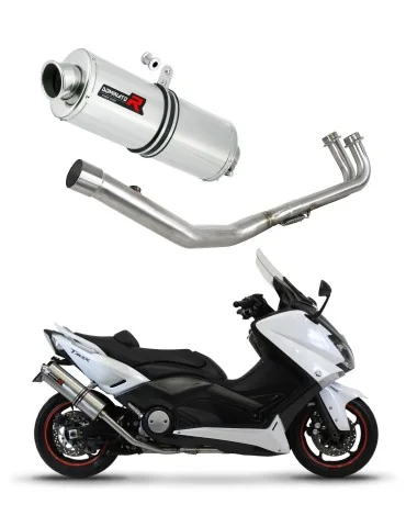 Ligne d'échappement complète inox Dominator OV pour Yamaha XP 530 T-max (2012-2016)